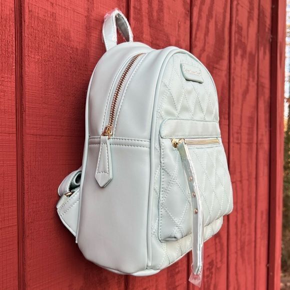 Simply Southern Quilted Mint Backpack - Picture 2 of 8